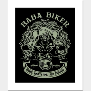 Baba bikers Posters and Art